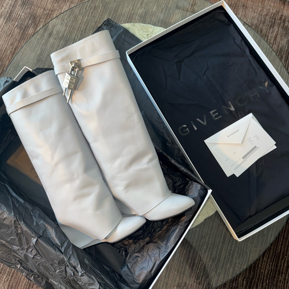 Givenchy Shark Lock Boots – Rare Grey (Limited Edition Color)